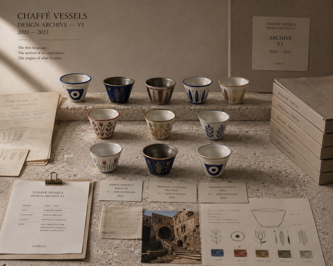 Chaffé Vessels — Design Archive V1 (2020–2023)