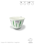 Coqlipot© 120 — Lebanese Poppy Purple Outline (Made-To-Order)