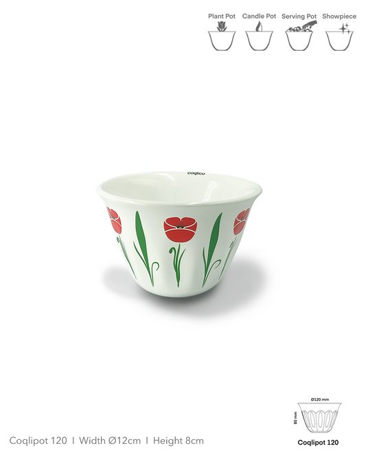 Coqlipot© 120 - Poppy - Red
